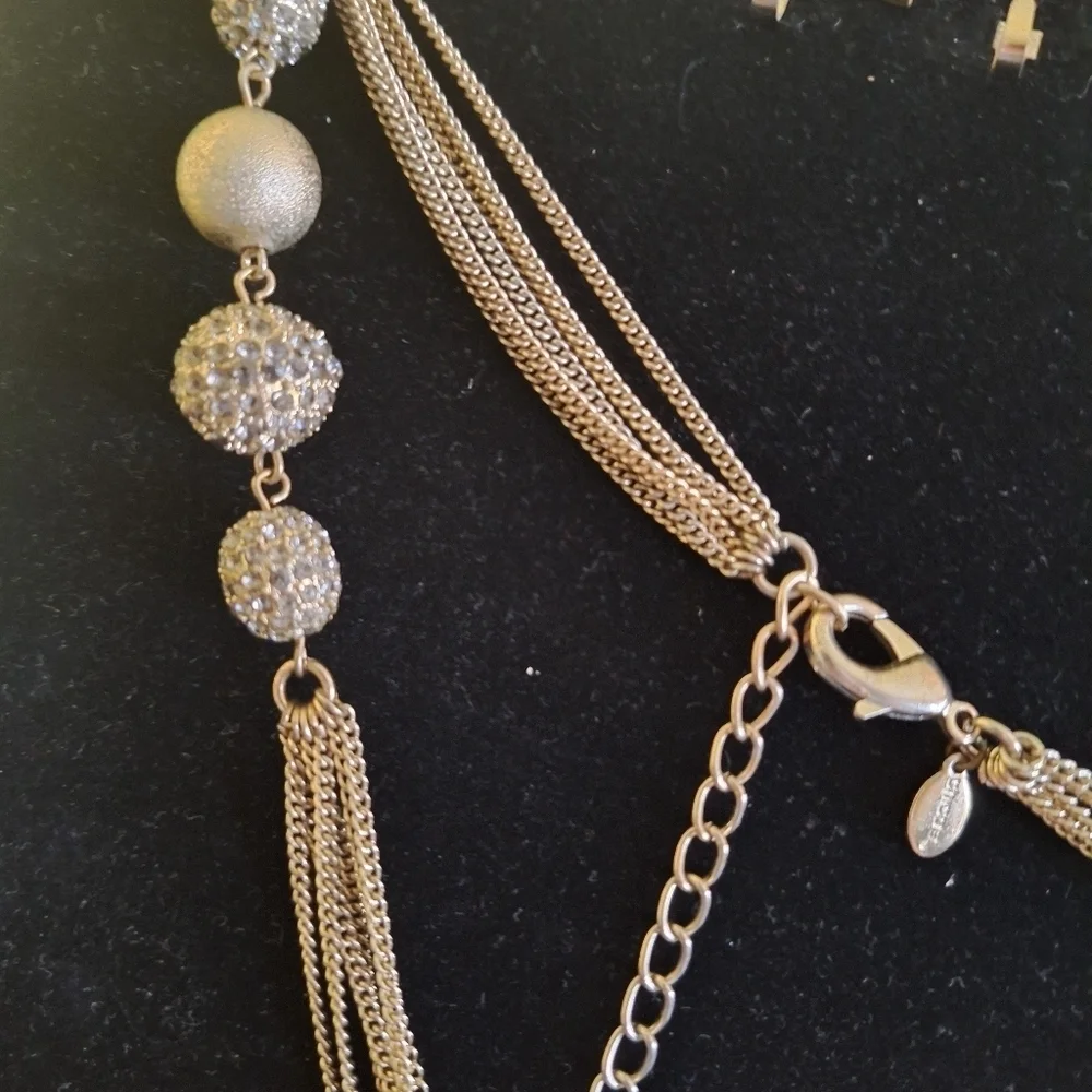 Chico’s Multi Strand Accented Long Necklace